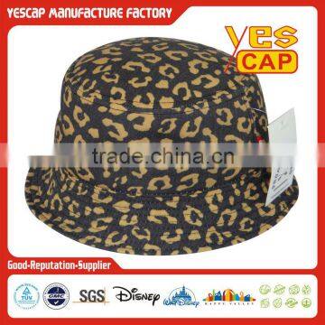 leopard printed bucket hat/custom bucket hat