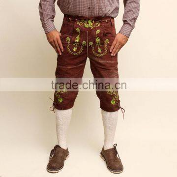 Bavarian LEDERHOSEN "the Original" Goat Suede Leather Pants waist