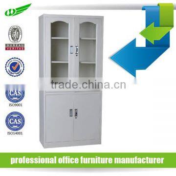 KD high quality glass display office filing cabinets/open glass door cabinet