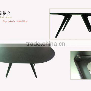 Oval Table Top Outdoor Indoor Furniture Hpl Resin Laminates Table Top