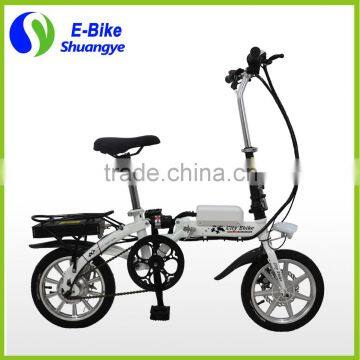 14" cheap foldable electric bicycle made in china