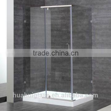 2015 new fasion fold toughened glass shower cabin