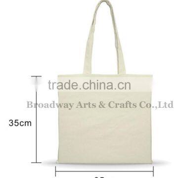 2016 Fashion customized recycle organic canvas bag wholesale