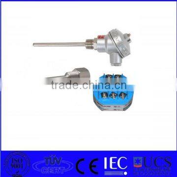 Stainless steel head mounted temperature transmitter