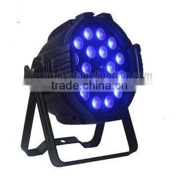 32bit dimming indoor 18*10w rgbw 4in1led par zoom stage light