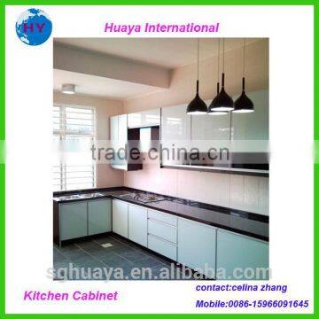 Lacquer Wood Veneer Kitchen Cabinets