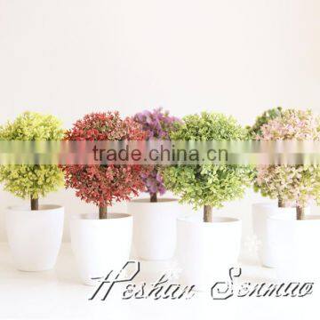 High quality artificial topiary grass ball bonsai for table decoration