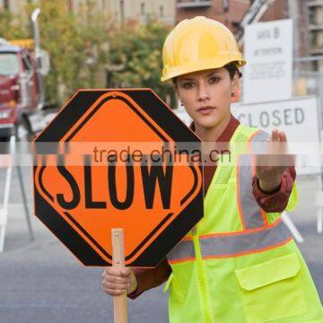 High-quality hand stop held signs for traffic control