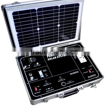 AC/DC 500W portable solar generator, briefcase solar generator