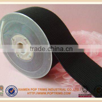 Solid Black Grosgrain Ribbon