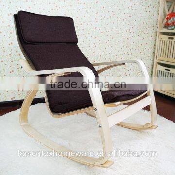 Brown Bent plywood armchair chaise longue leisure chair