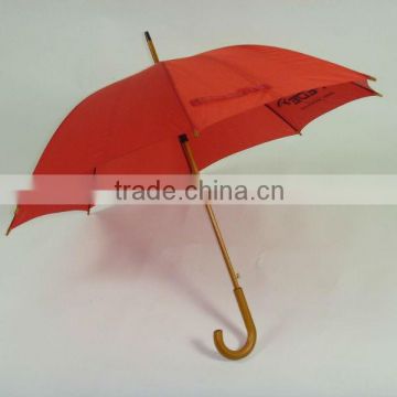 48" arc cute red color silk screen good quality straight umbrella                        
                                                Quality Choice