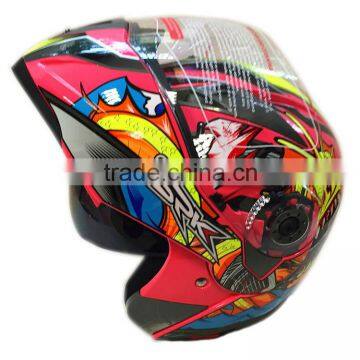 flip up motorcycle helmet with double visor motorcycle helmet