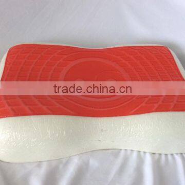 Cool Gel memory foam pillow( red color)