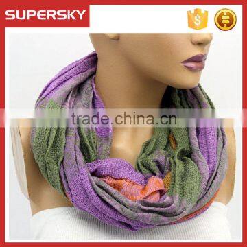 A-45 funky women scarf fancy infinity scarves women colored infinity scarf