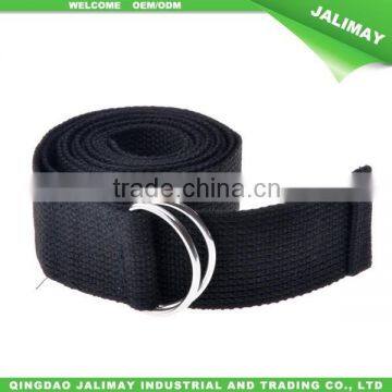 Cotton Yoga Accessories Pilates Stretch Strap With D-Ring photo-4