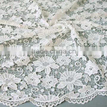 white lace fashion embroidery fabric