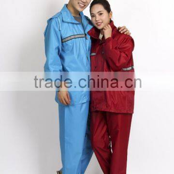 Couple raincoat suit