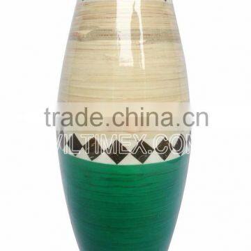 Eco-friendly bamboo with coconut vase