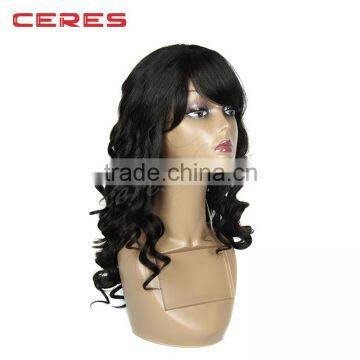 Gorgeous Long Length and High Density Brazilian Virgin Remy Full Lace Human Hair Wig With Noble French Curl