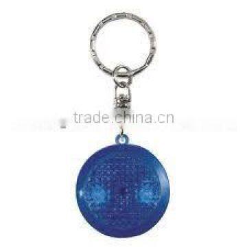 Round Soft Touch Led Key Chain