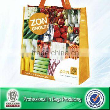 Fruit Printed Supermarket Bag 100% Recycled Polypropylene Shopper Bag