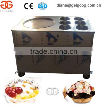 Double Square Pan Fried Ice Cream Machine