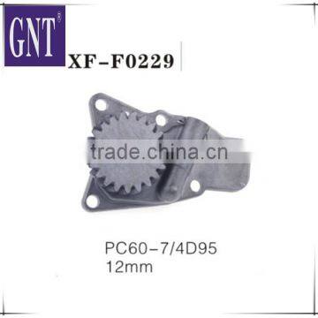 excavator parts 6204-53-1100 6204-51-1201 PC60-7 4D95 oil pump