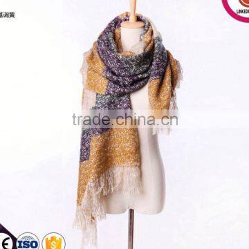 Wholesale fashion new winter knit mohair scarf