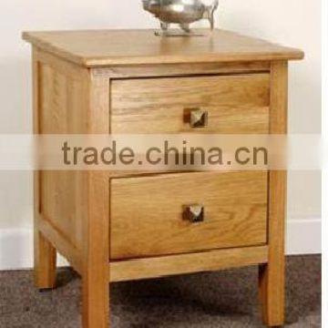 Wooden Bedside Table Two drawer chest