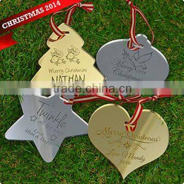Wholesale acrylic ceiling hanging Christmas decorations