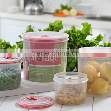 4pcs promotion stackable food storage GL9050-S-B2