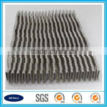 China supply high quality intercooler louvered aluminum fin
