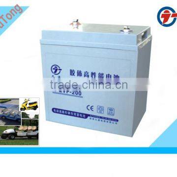 6v200ah electric car battery/golf car battery