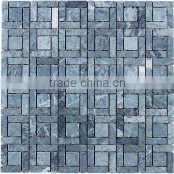 SKY-M054 Blue Jean Colour Radom Mosaic Tile