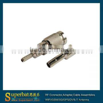 75 Ohm 1.0/2.3 Plug ,Straight,Crimp Attachment for RG178                        
                                                Quality Choice