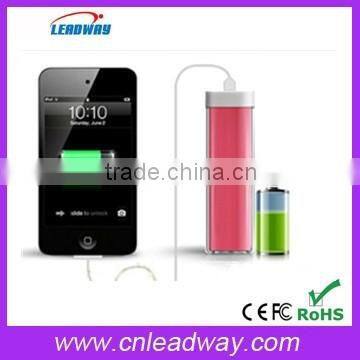 Customized logo lipstick power banks 2600mah,2200mah,2000ma