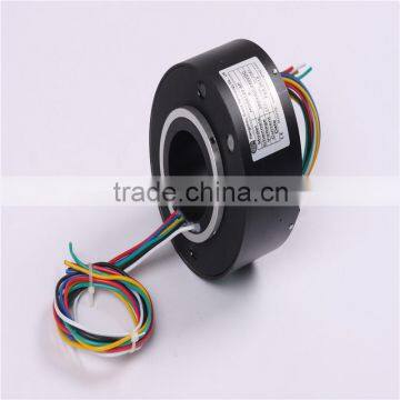 through bore slip ring OD99mm ID38.1mm 10-15A/ring carbon brush holder for slip ring