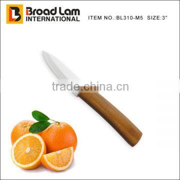 Bamboo handle Eco-friendly Ceramic Knife, utility knife