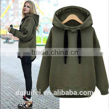 Hot sell fashion women's hoodies fleece wholesale made-in-china