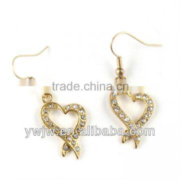 gold earrings new model 2012(JW-9017)