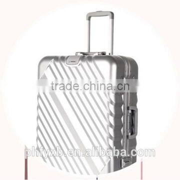 2016 Fashion ABS and PC Aluminum Frame Hard Luggage China Factory Trolley Case Travel Luggage Bag Trolley Case Travelling Bag photo-2
