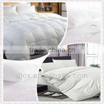 hotel 100% cotton white fabric for bedding sets