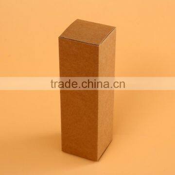 Supply rectangular kraft folding cosmetic packaging box packaging