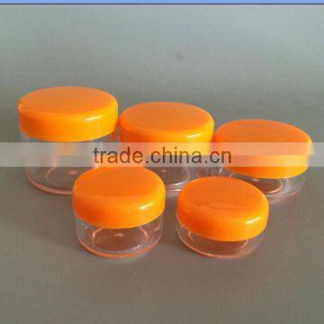 Environment-friendly Plastic Cream acrylic cosmetic jar bottles