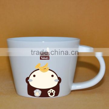 Custom ceramic cartoon character cup