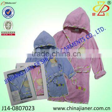 jianer new arrival embroidery wholesale baby towels bathrobes