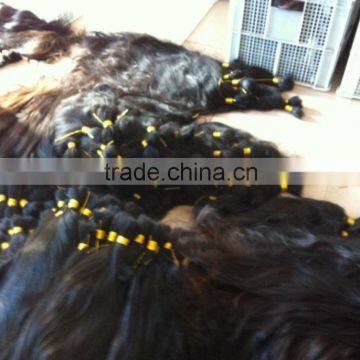 virgin single drawn human hair export to USA in large quantity