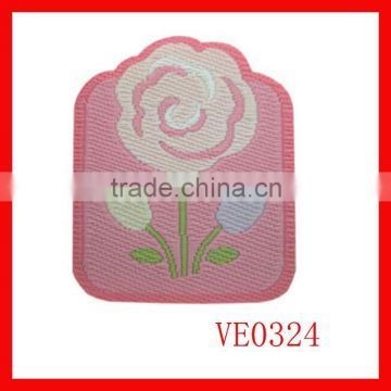 Dongguan 100% polyester woven label for clothing