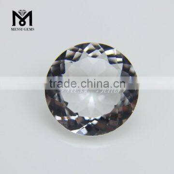 Top Machine Cut Good Polishing Round 14.0 White Clear Glass Gems